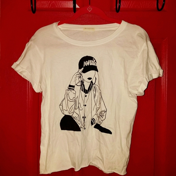 Occasion Tops - 2/$10 Bonita Woman Graphic Tee